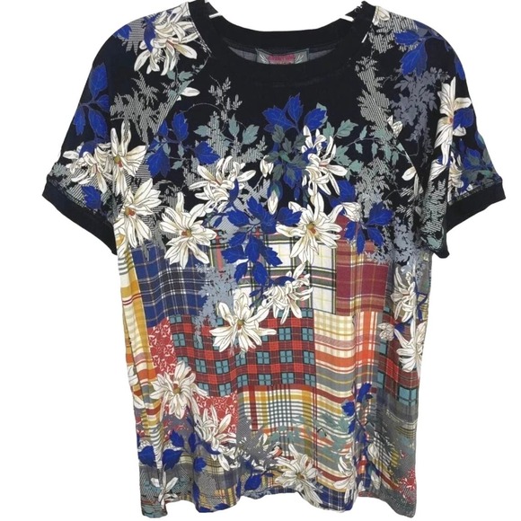 Johnny Was / Ona Raglan Tee / Boho Luxury Tshirt - Picture 4 of 6